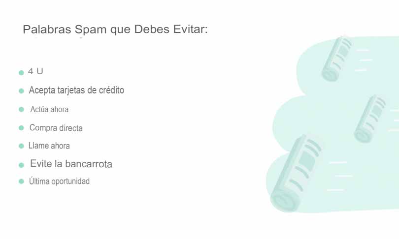 Spam que debes evitar WORDs