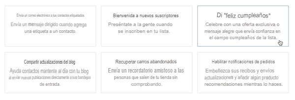 Primeros pasos con Mailchimp