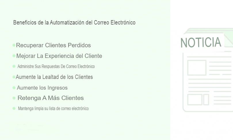 ¿Cmmo funciona la automatización del correo electronico?