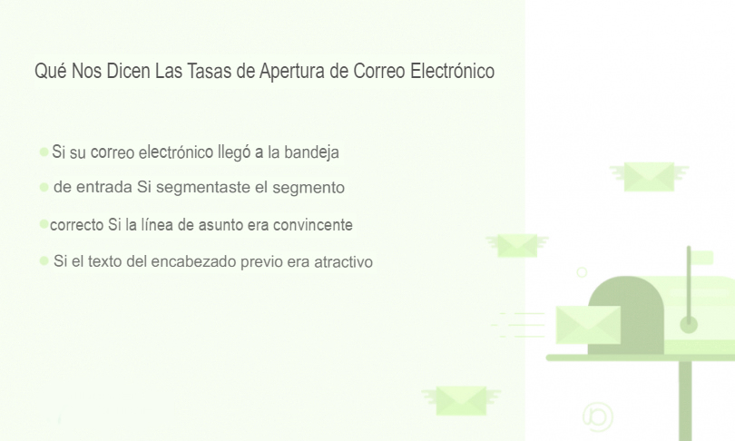 ¿Por que son importantes las tasas de apertura?